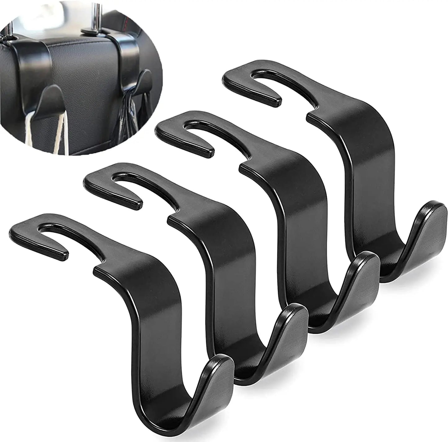 Hooks for Bags Car Clips Front Seat Headrest Organizer Holder Auto Fastener Hangers Car Storage Interior Accessories