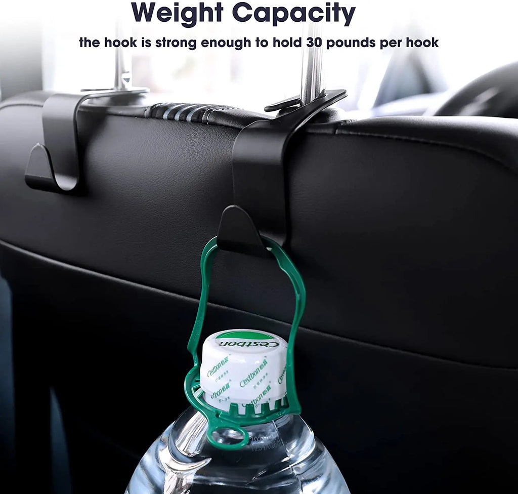 Hooks for Bags Car Clips Front Seat Headrest Organizer Holder Auto Fastener Hangers Car Storage Interior Accessories