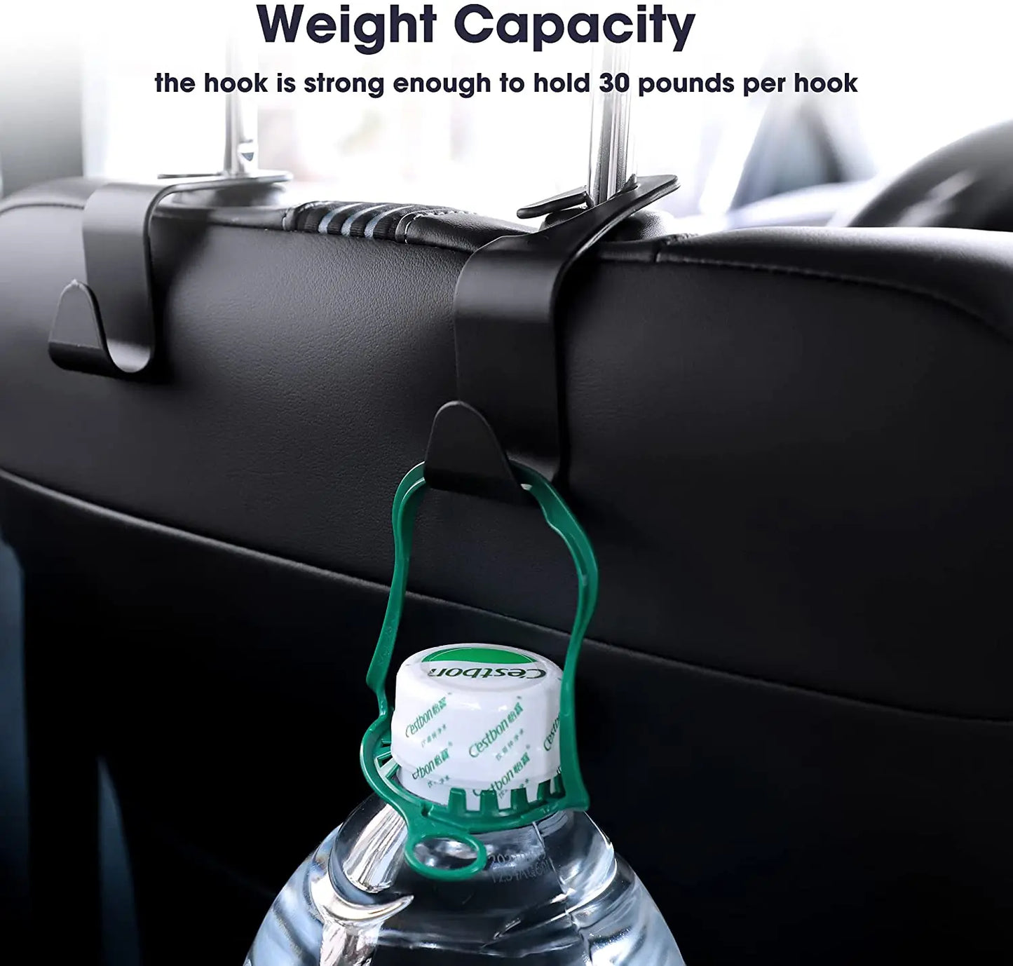 Hooks for Bags Car Clips Front Seat Headrest Organizer Holder Auto Fastener Hangers Car Storage Interior Accessories