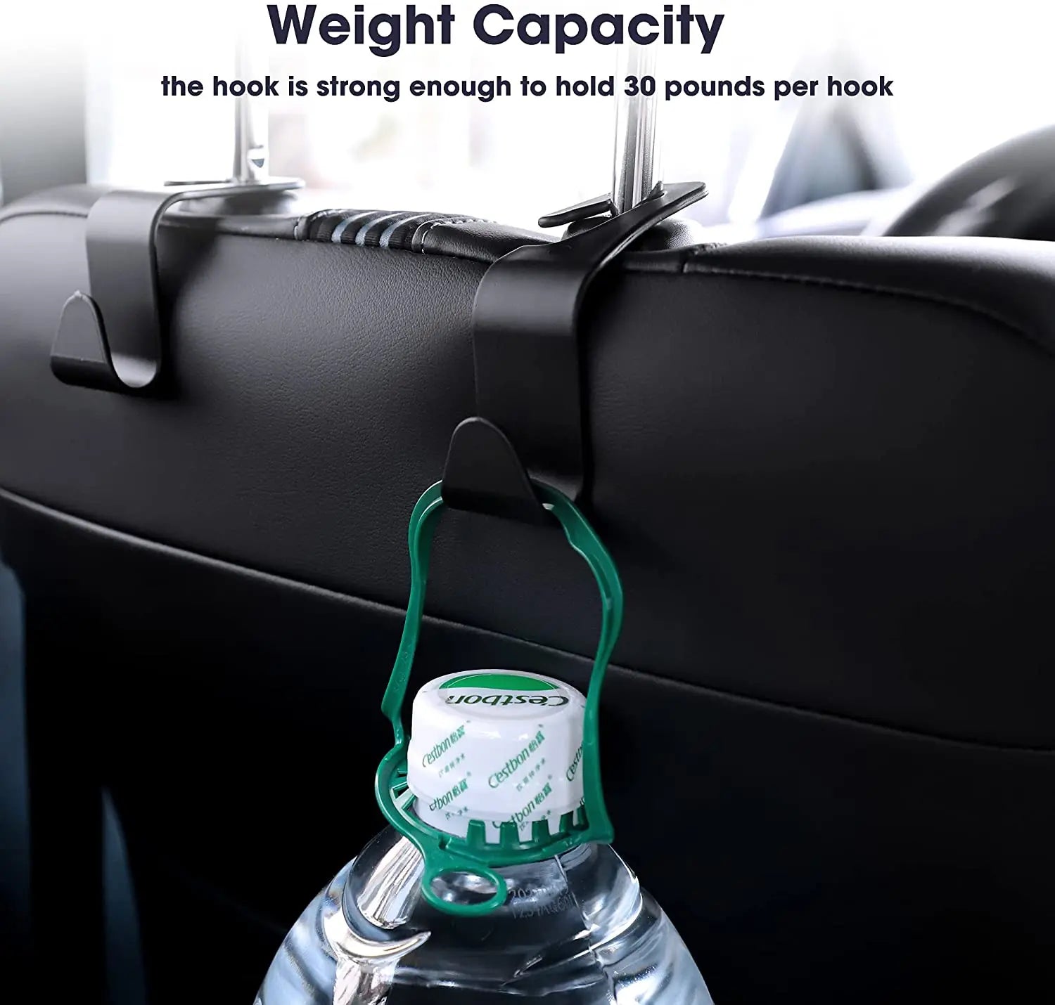 Hooks for Bags Car Clips Front Seat Headrest Organizer Holder Auto Fastener Hangers Car Storage Interior Accessories