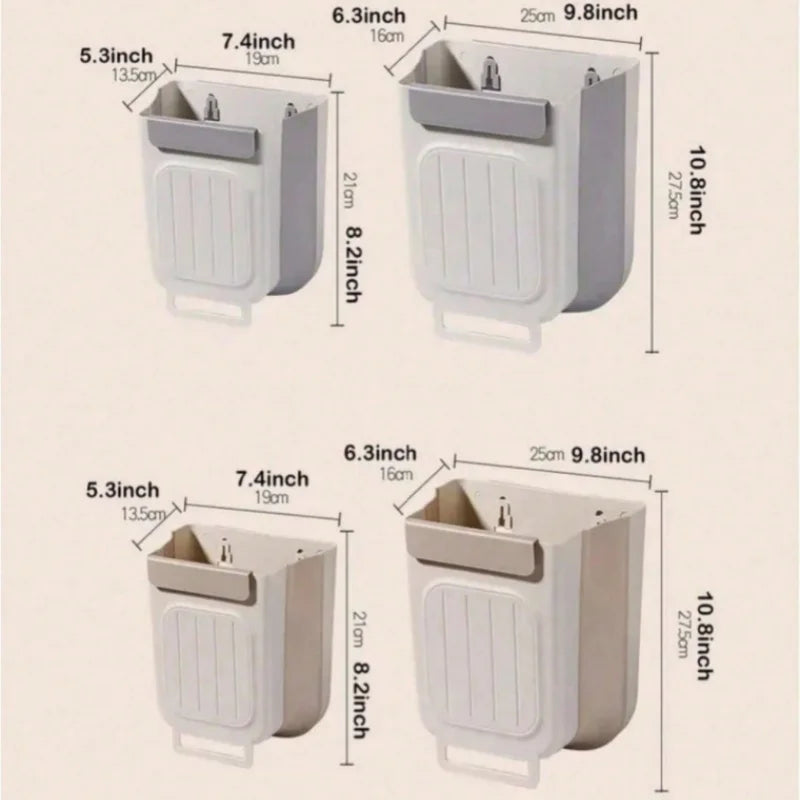 Foldable Hanging Trash Can 6L/11L