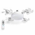 2-in-1 LED Ceiling Fan Light | Foldable Design with Remote